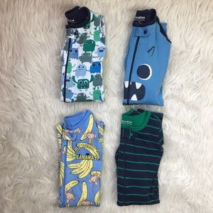 Toddler boy cotton pajamas bundle lot